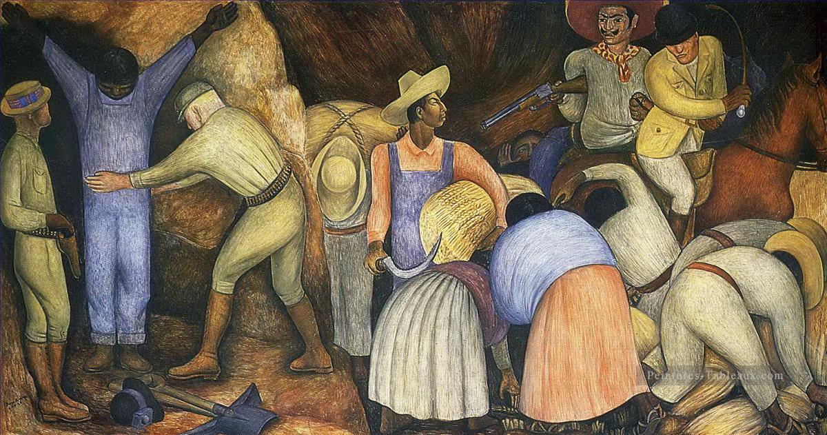 les exploiteurs 1926 Diego Rivera Peintures à l'huile